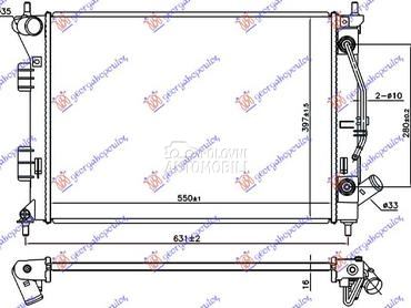 Hladnjak za Kia pro_cee`d od 2013. do 2015. god.