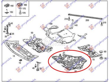 Šuspleh za Mercedes Benz CLS Klasa od 2010. do 2014. god.