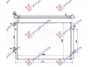 Hladnjak za Škoda Yeti