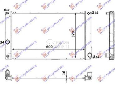 Hladnjak za Toyota Prius od 2012. do 2016. god.