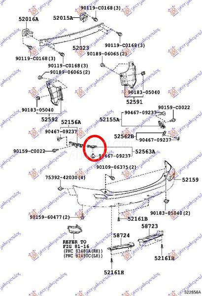 NOSAC ZADNJEG BRANIKA