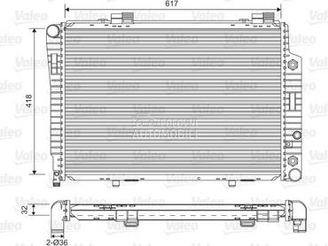Hladnjak za Mercedes Benz SLK Klasa od 1996. do 2004. god.
