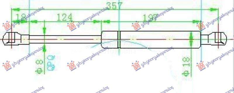 Amortizer haube i gepeka