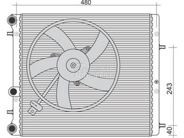 Ventilator za Seat Cordoba od 2002. do 2008. god.