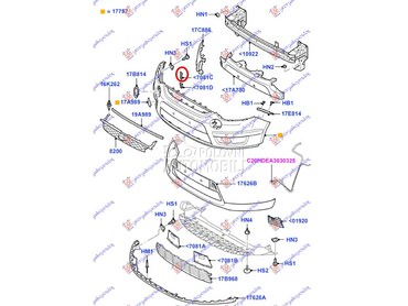 Resetka branika za Ford S-Max od 2007. do 2011. god.