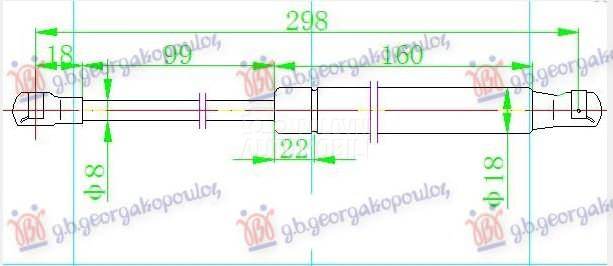 Amortizer haube i gepeka