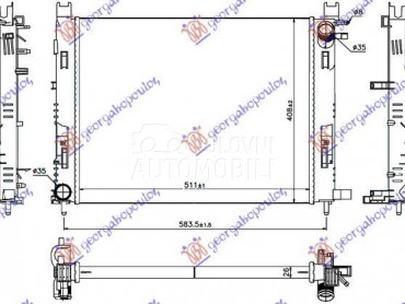 Hladnjak za Dacia Dokker