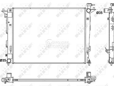 Hladnjak za Kia Sportage od 2010. do 2014. god.