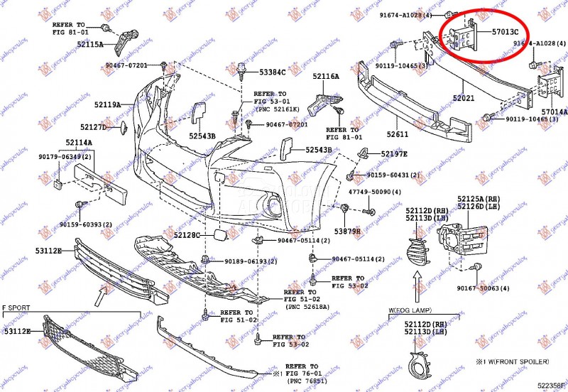 NOSAC PREDNJEG BRANIKA