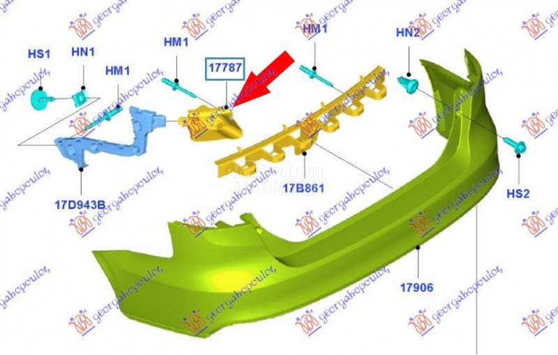 NOSAC ZADNJEG BRANIKA
