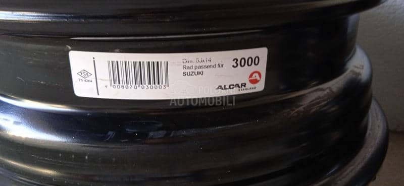 Čelične felne suzuki 14" 4 x 100