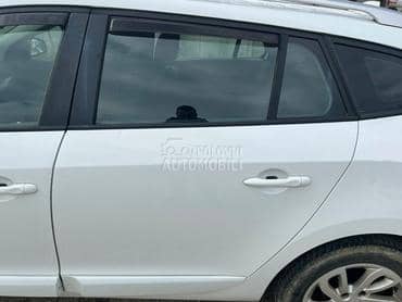 Vrata zadnja leva bela DV369 za Renault Megane od 2008. do 2015. god.