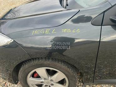 Krilo levo sivo TEB66 za Renault Megane od 2009. do 2016. god.