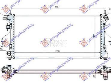 HLADNJAK MOTORA 2.3 JTD (-A... za Fiat Ostalo od 2006. do 2014. god.