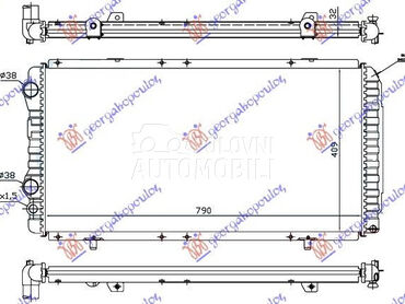 HLADNJAK MOTORA BENZIN-DIZE... za Fiat Ostalo od 2002. do 2006. god.