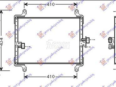 HLADNJAK KLIME BENZIN/DIZEL... za Citroen Ostalo od 1994. do 2002. god.