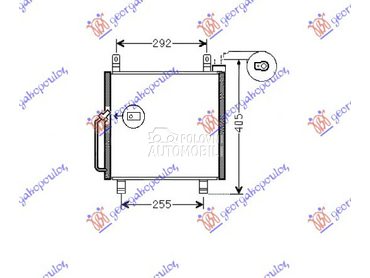 HLADNJAK KLIME 1.1i 16V (33... za Suzuki Alto od 1999. do 2007. god.