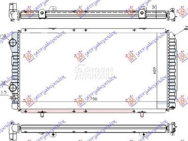 HLADNJAK MOTORA BENZIN-DIZE... za Peugeot Ostalo od 2002. do 2006. god.