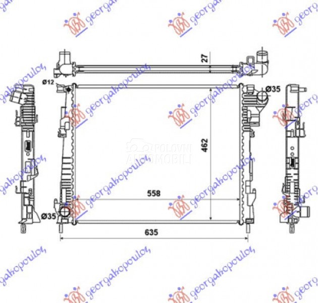 HLADNJAK MOTORA 2.0 CDTi (-...