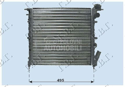 HLADNJAK MOTORA 1.4cc (43x3...