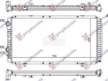 HLADNJAK MOTORA BENZIN-DIZE... za Peugeot Ostalo od 2002. do 2006. god.