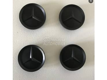 Skroz crni cepovi 75 mm NOVO za Mercedes Benz Ostalo