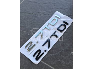 2.7 TDI oznaka gepeka NOVO za Audi Ostalo