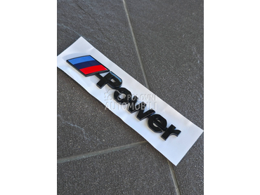 Power crna oznaka gepeka NOVO za BMW Ostalo