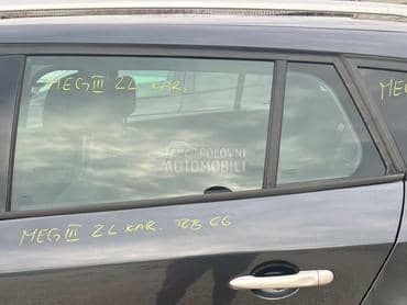 Staklo zadnje levo za Renault Megane od 2009. do 2016. god.
