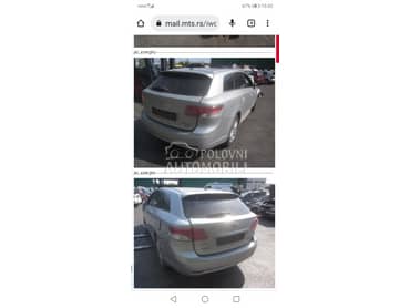 delovi za Toyota Avensis od 2002. do 2013. god.