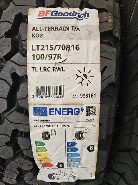 BFGoodrich 215/70 R16 Zimska