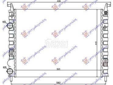 HLADNJAK MOTORA 1.9 D-JTD (... za Fiat Ostalo od 1999. do 2005. god.