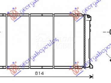 HLADNJAK MOTORA 1.9/2.5/2.8...   od 1998. do 2009. god.