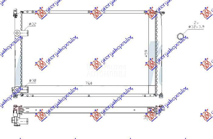 HLADNJAK MOTORA 2.5 DIZEL (...