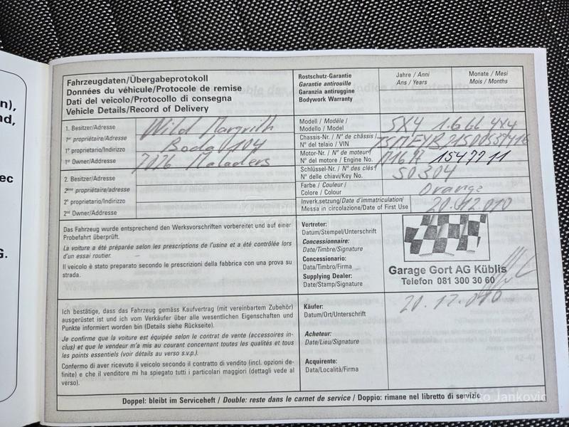 Suzuki SX4 1.6 B     4 x 4