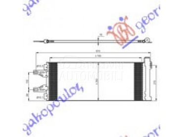 HLADNJAK KLIME 2.2/2.3/3.0... za Citroen Ostalo od 2014. do 2025. god.