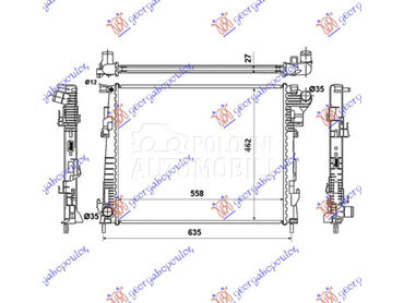HLADNJAK MOTORA 2.0 CDTi (-... za Opel Ostalo od 2006. do 2014. god.