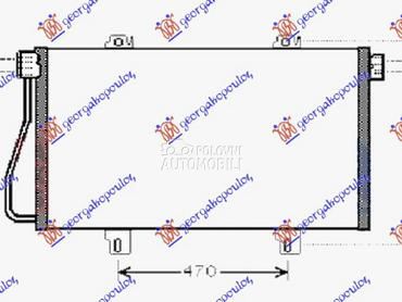 HLADNJAK KLIME 1.9/2.5 DCI... za Renault Ostalo od 1998. do 2009. god.