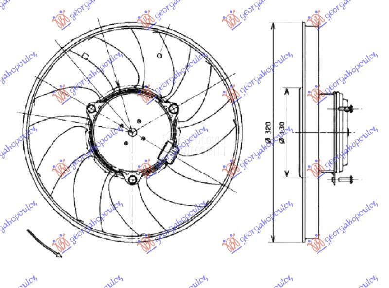 VENTILATOR KLIME KOMPLET (2...