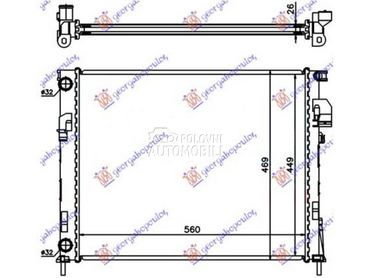 HLADNJAK MOTORA 2.0i BENZIN... za Opel Ostalo od 2006. do 2014. god.