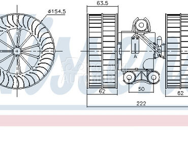 Ventilator Kabine za Audi  od 2003. do 2014. god.