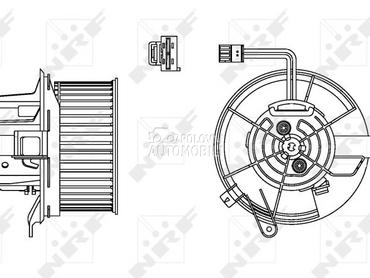 Ventilator Kabine za Mercedes Benz E Klasa od 2009. do 2016. god.