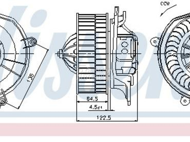 Ventilator Kabine za Mercedes Benz E Klasa od 2009. do 2016. god.