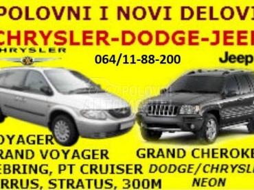 NOVI I POLOVNI DELOVI za Jeep Grand Cherokee