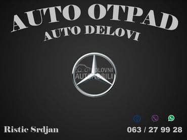 Delovi za Mercedes Benz A Klasa, B Klasa, C Klasa ... od 2000. do 2016. god.