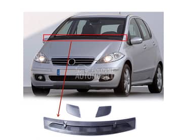 Plastika  haube rešetka za Mercedes Benz A Klasa, A 140, A 200 ... od 2004. do 2012. god.