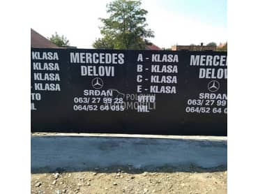 povovni delovi Mercedes za Mercedes Benz A Klasa, B Klasa, C Klasa ...