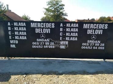 Hladnjak za Mercedes Benz A Klasa, B Klasa, C Klasa ... od 2000. do 2015. god.