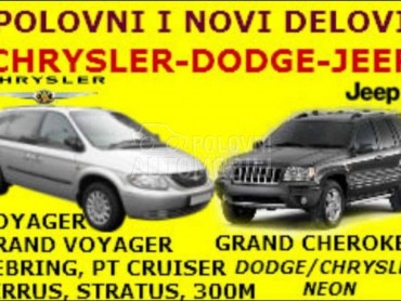 NOVI I POLOVNI DELOVI za Jeep Commander