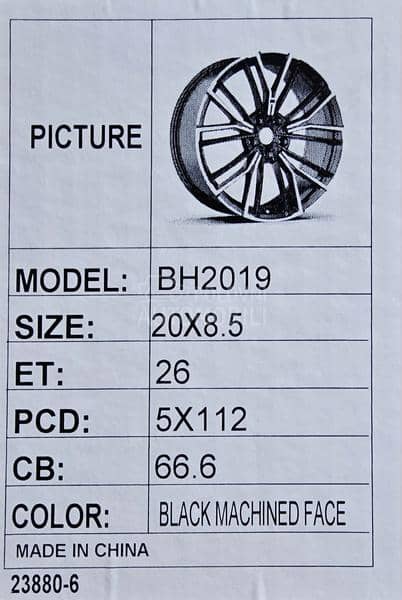 Aluminijumske felne  20" 5 x 112